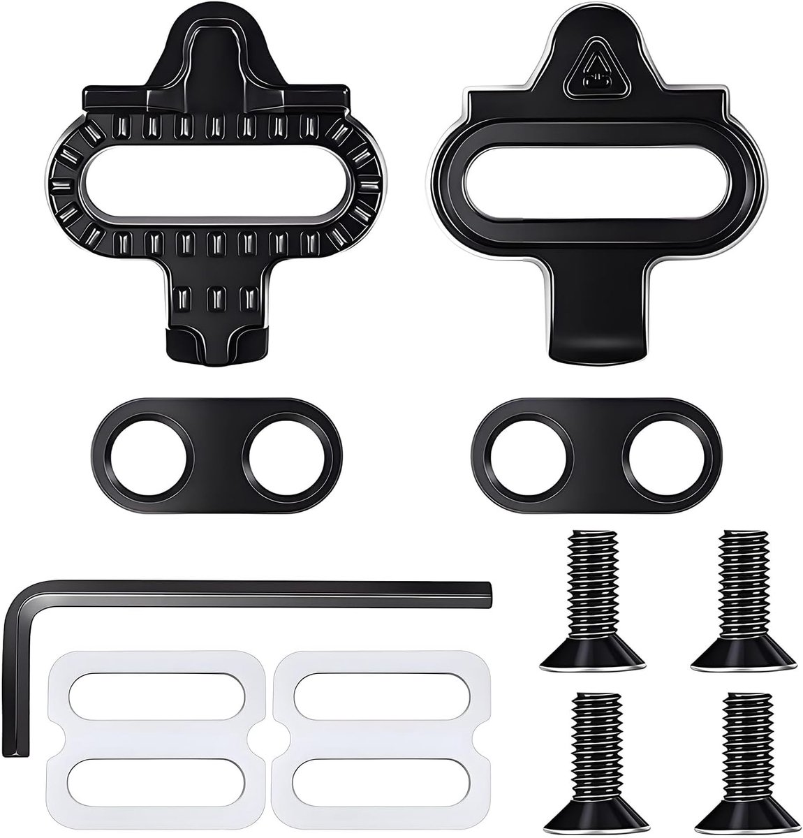 Pedalen en antislipontwerp, voor racefiets- en mountainbikeschoenen, betrouwbaar voor binnen- en buitengebruik