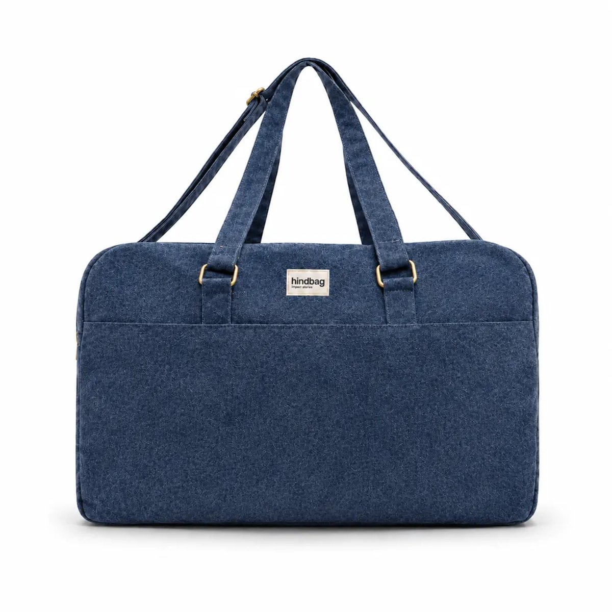 Hindbag weekendtas Yves denim blauw - biologisch katoen