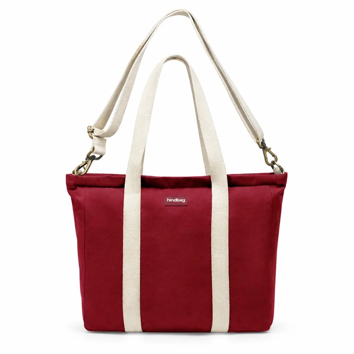 Hindbag schoudertas Cesar bordeaux - biologisch katoen