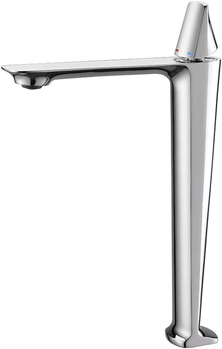 Kraan, Aanrecht Kraan, Wastafel En Wastafel Volledig Koperen Kraan, Gebruikt in Keuken En Badkamer (Korte Handgreep),Silver