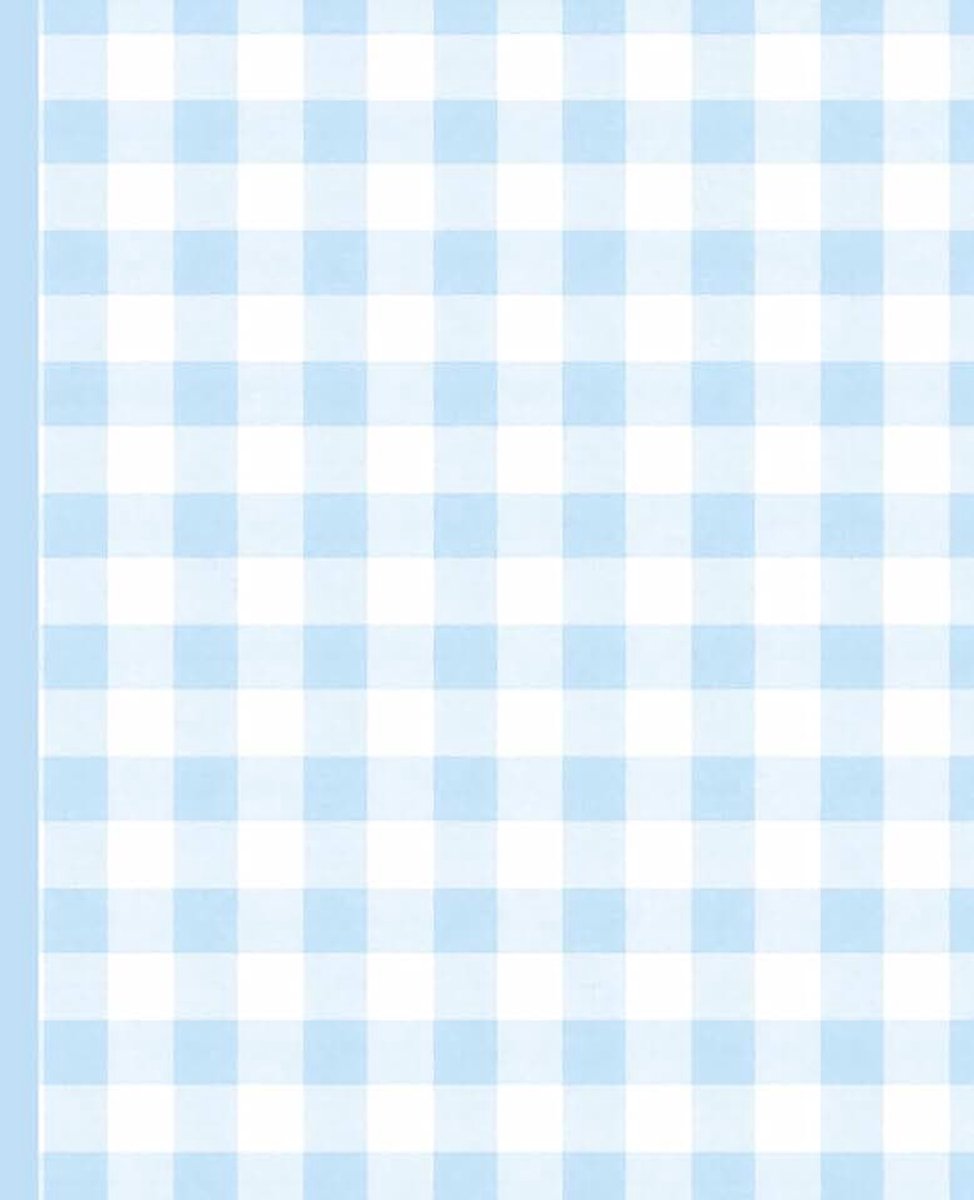Creations Baby Blue Gingham Notebook