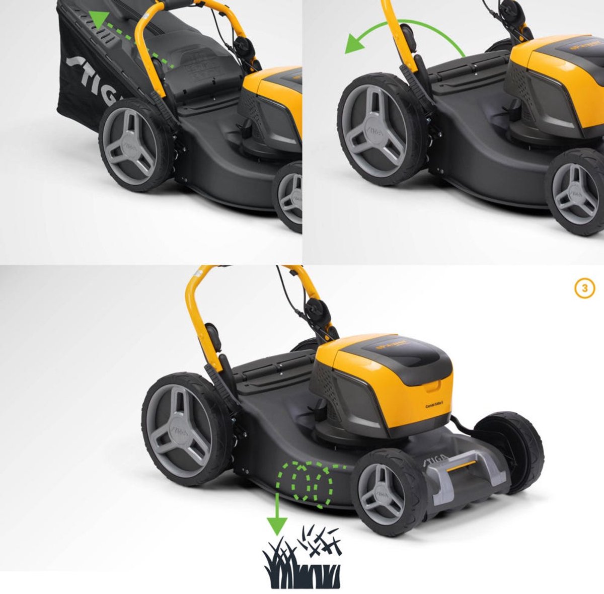 STIGA Combi 548e S Kit Grasmaaier - Accu - 46 cm - zelfrijdend thumbnail 3