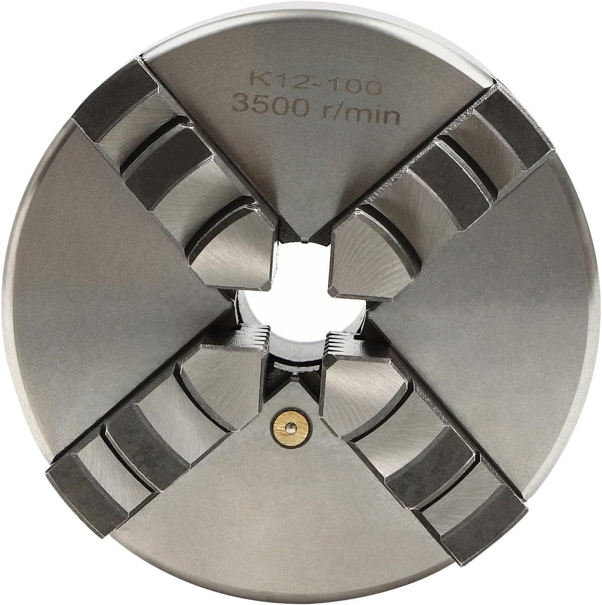 Nauwkeurige 4 klauwdragers, zelfcentrerende draaikop voor 100 mm draaimachines, instelbaar voor positieve/negatieve spanbekken
