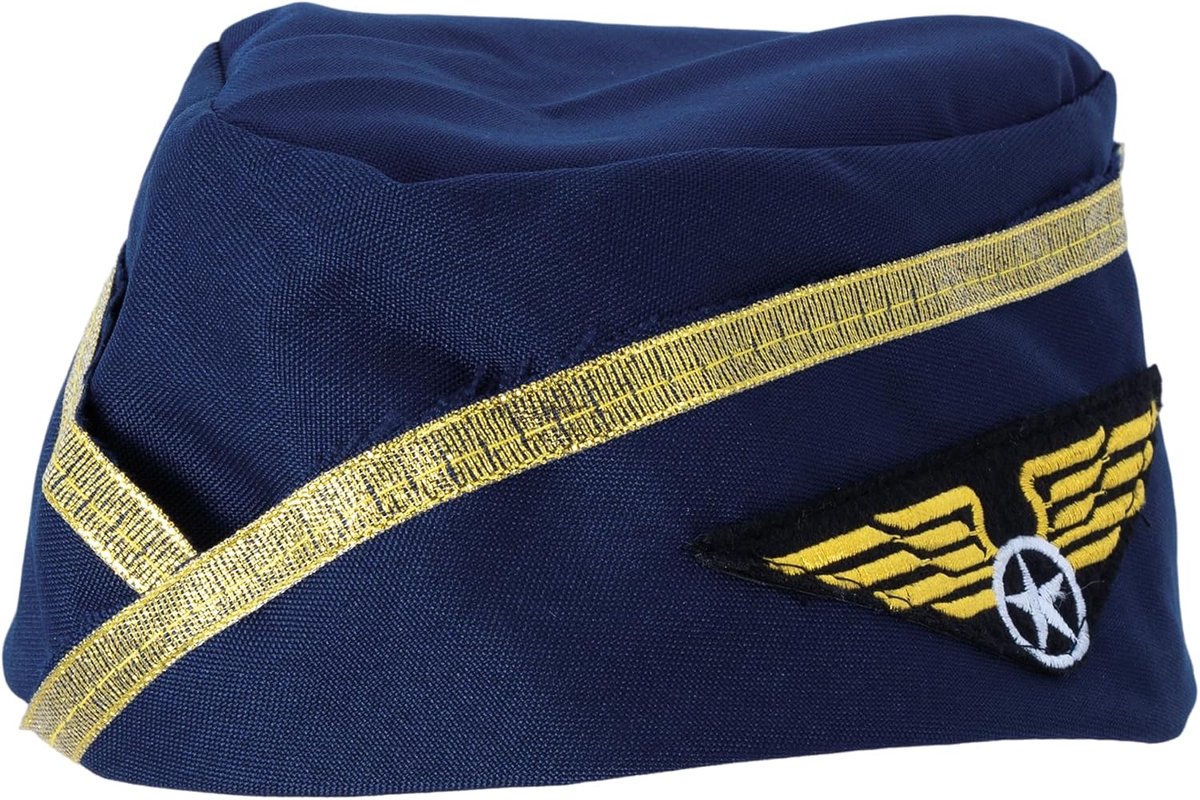 Hostess Calot, Blauw, One Size