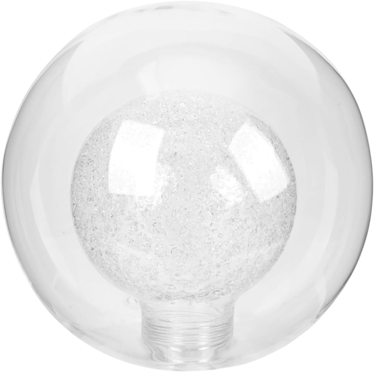 Glazen lampenkap bureaulamp - Transparant - 10 x 10 x 10 cm - Glas - Voor G9-fitting plafond- en hanglamp