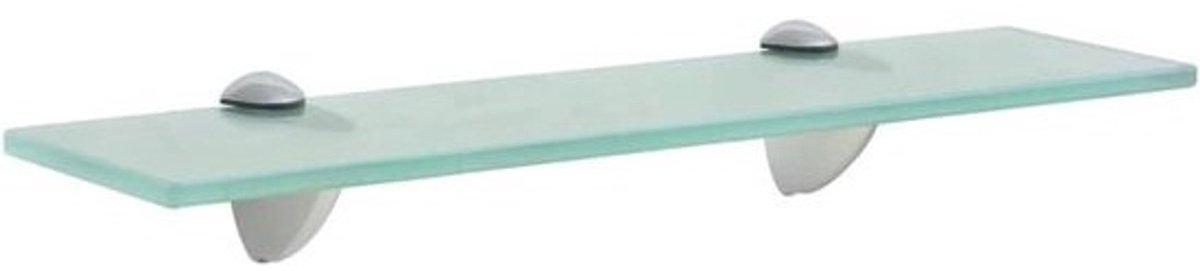 Drijvend Veiligheidsglas Wandrek 40 x 20 cm - Glazen Plank met 10 kg Draagvermogen