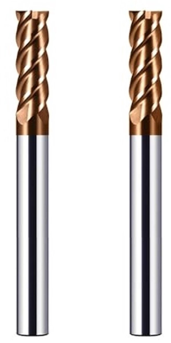 Hardmetaal Frees 6mm - 4 Tanden CNC Frees voor Staal, Hout, Acryl en Kunststof