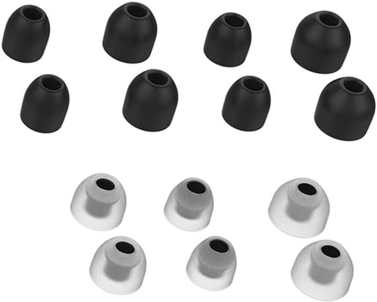 7 Paar Siliconen Ear Tips voor Sony WF-1000XM3 / WF-1000XM4 - Zwart