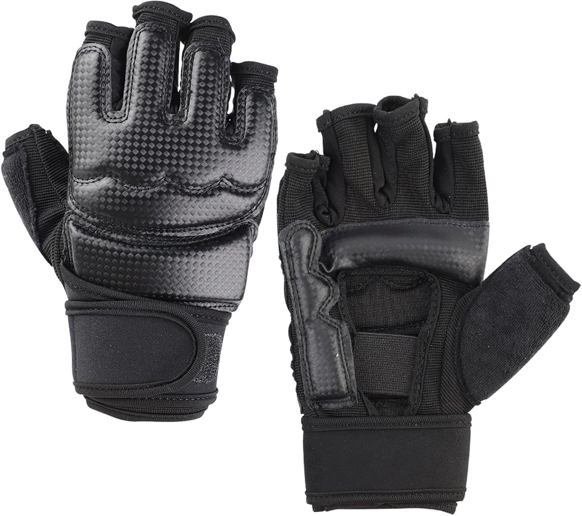 Bokshandschoenen voor mannen en vrouwen, bokshandschoenen, licht grappling-MMA karate handschoenen, halffinger taekwondo, kickboksen, sparring, vechtkunst, Muay Thai trainingshandschoenen