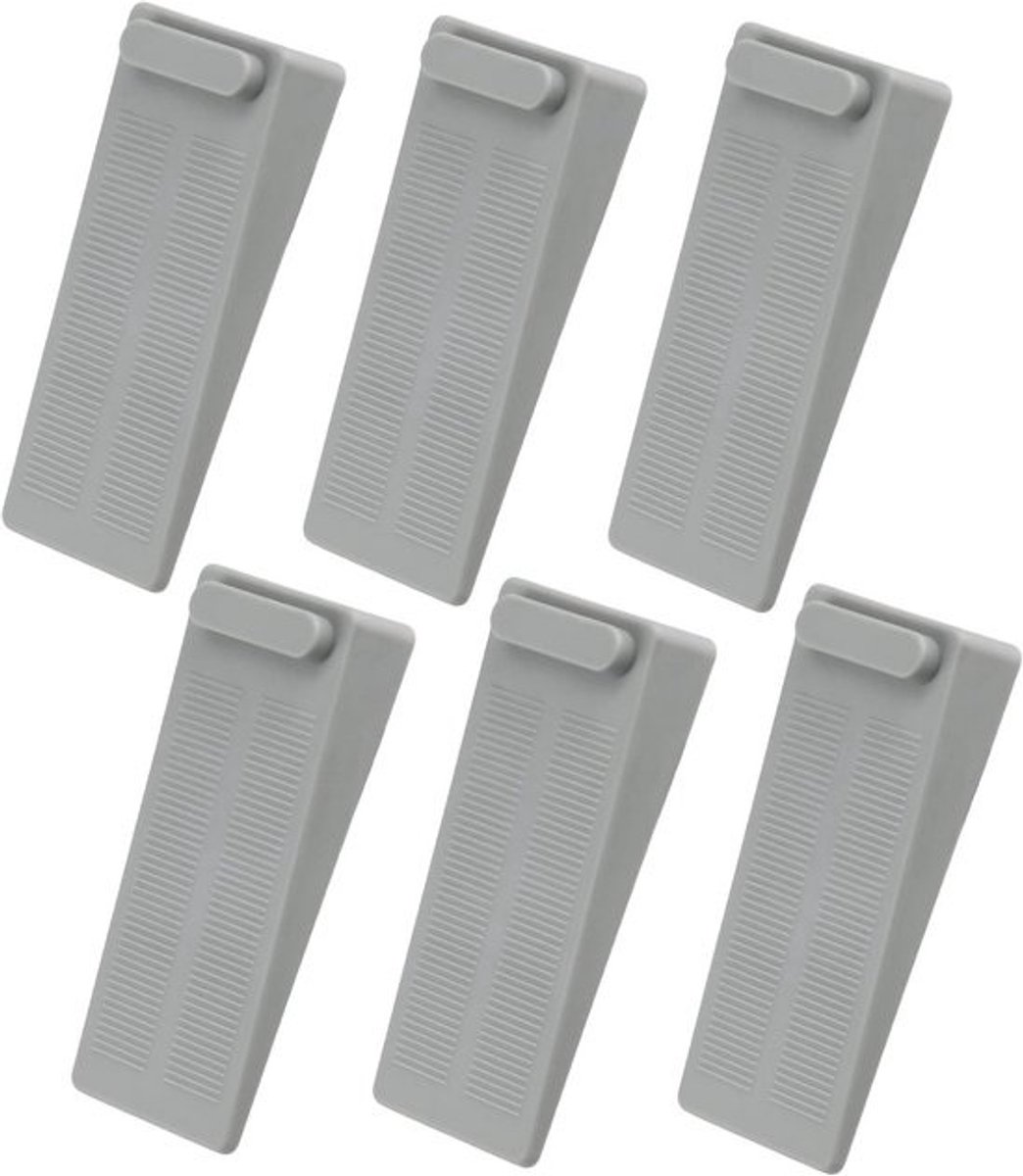 Antislip Deurwiggen van Rubber - 6 Stuks, Duurzaam en Milieuvriendelijk - Voor Elke Deur en Vloer