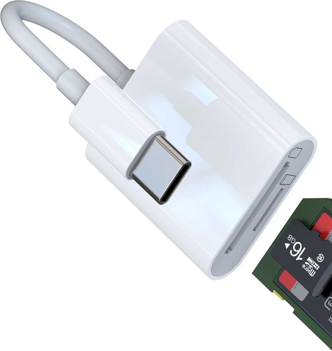 C SD Micro SD-kaartlezer adapter 2 in 1 kaartlezer voor Apple iPhone iPad TF kaartlezer digitale camera lezer kaart type c kaartlezer geheugenkaart converter compatibel voor Samsung