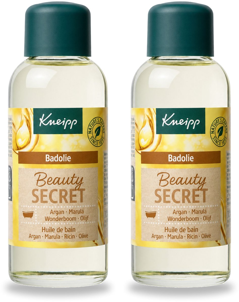 2 x Kneipp - Badolie - Beauty Secret - Voor alle huidtypen - 100 ml - Voordeelverpakking - 2 stuks
