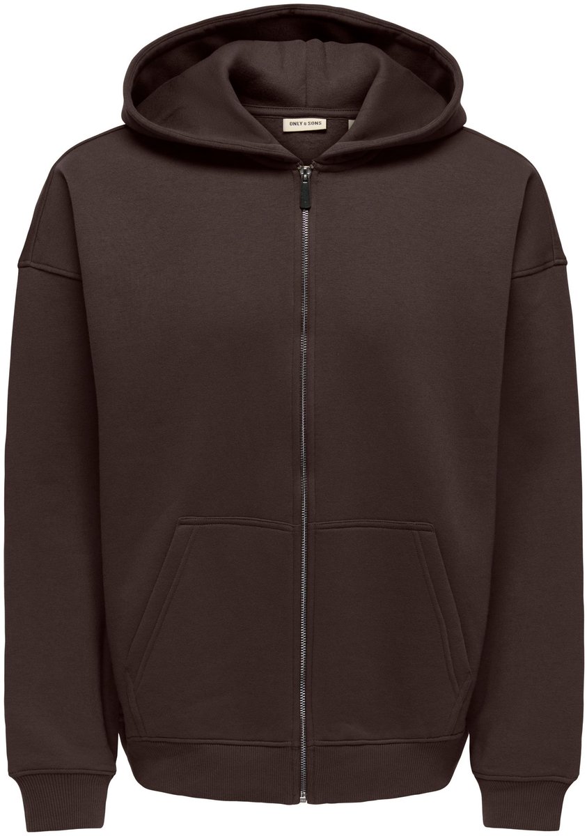ONLY&SONS - ONSCERES OVZ ZIP HOODIE SWEAT NOOS - Heren - Sweaters