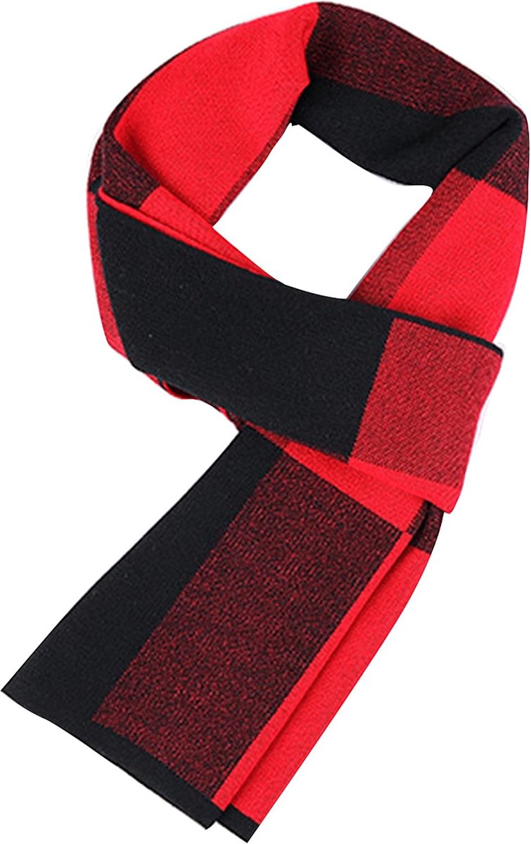 Gebreide Sjaal voor Winter Herfst 6% Wol Sjaal Casual Business Eenvoudig Chique Gentleman 180 x 30 cm