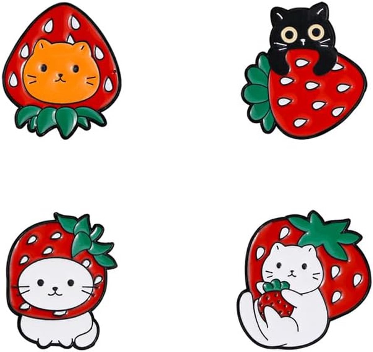 Broches Rugzak, 4 Stuk