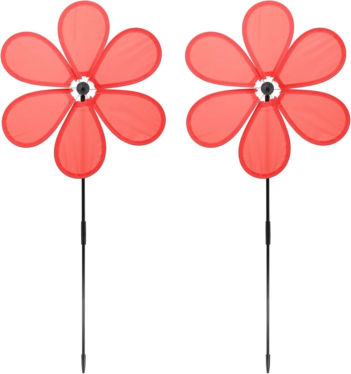 2 stuks bloemenwindspinners van 69,9 cm voor tuinversiering, feestdecoraties en speelplezier in de buitenlucht