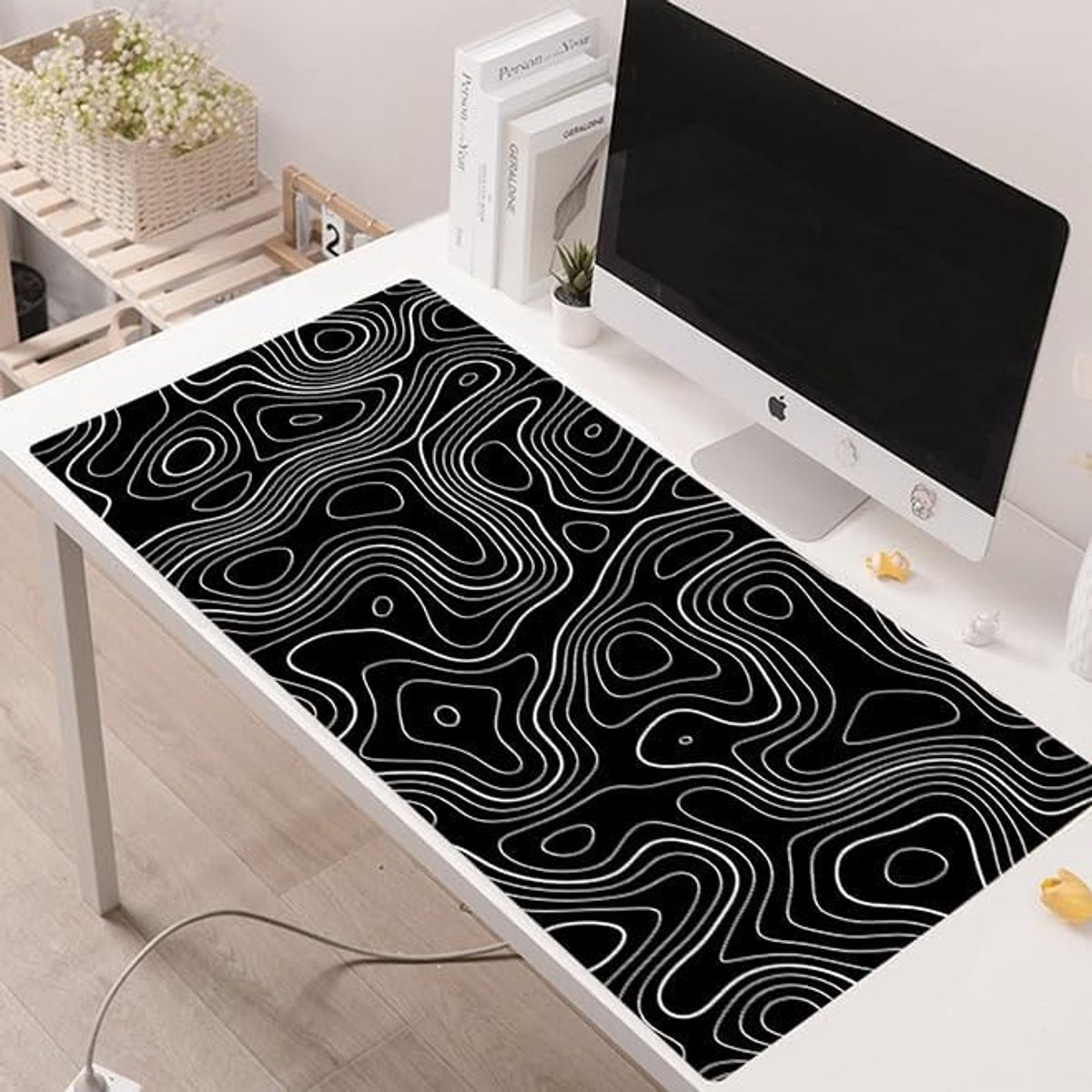 Grote Gaming Muismat met Antislip Rubberbasis - Uitgebreide Muismat (300x800x2mm) voor PC en Laptop