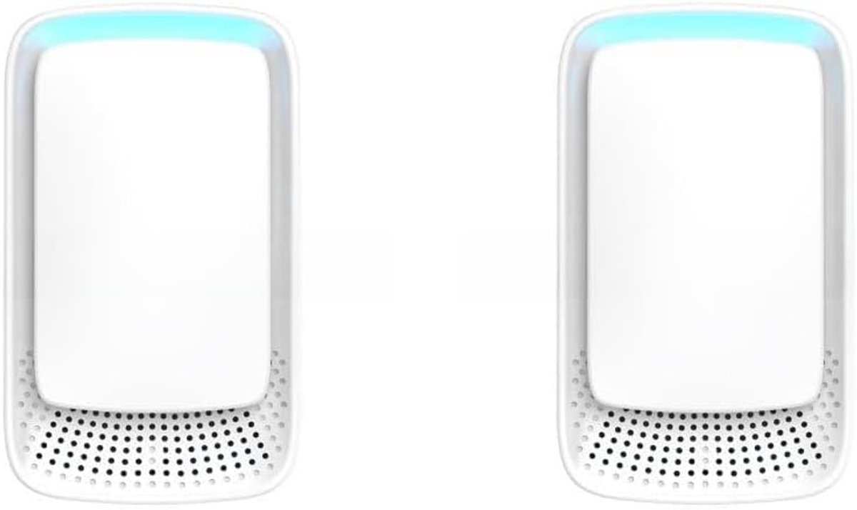 2 stuks, plug-in luchtreiniger, negatieve ionen luchtreiniger, ionisator, luchtreiniger voor thuis, kantoor, kamer, badkamer, rook, huisdieren