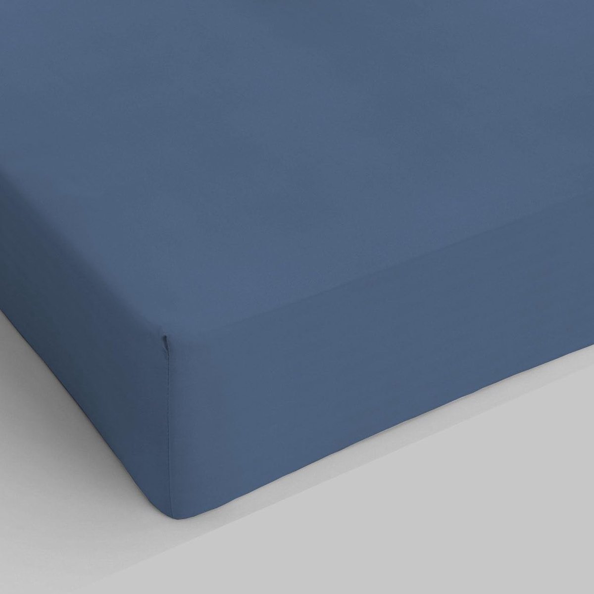 Color Bedlaken 25cm hoeken, 100% katoen, avio, kleine dubbele
