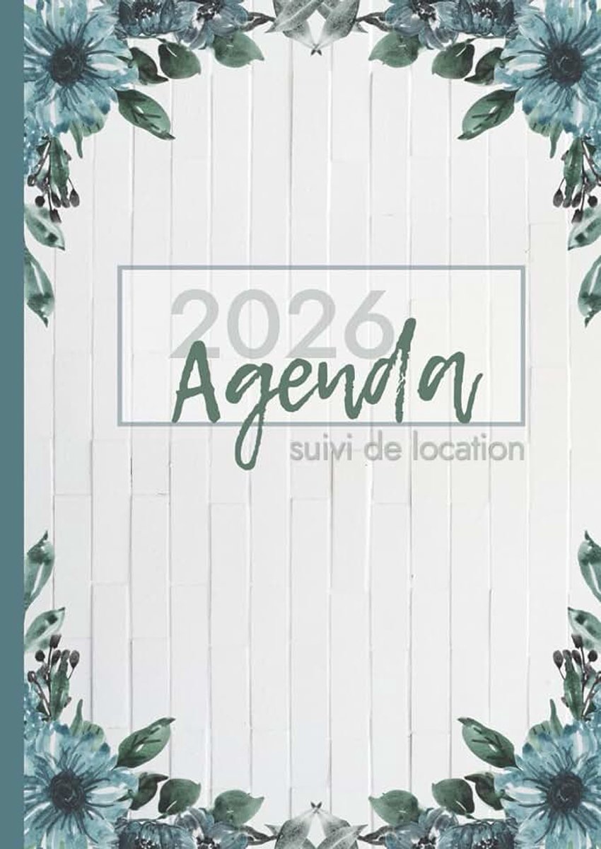 Agenda de réservation location courte durée: Suivi de réservations mensuelle et hebdomadaire