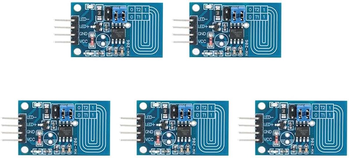 5 Stks PWM Controle LED Dimmer 2.4-5 V Capacitieve Touch Dimmer Module PWM Touch Dimmer Board voor Licht Strip, Indoor Tafellamp, LED Verlichting Dimmen