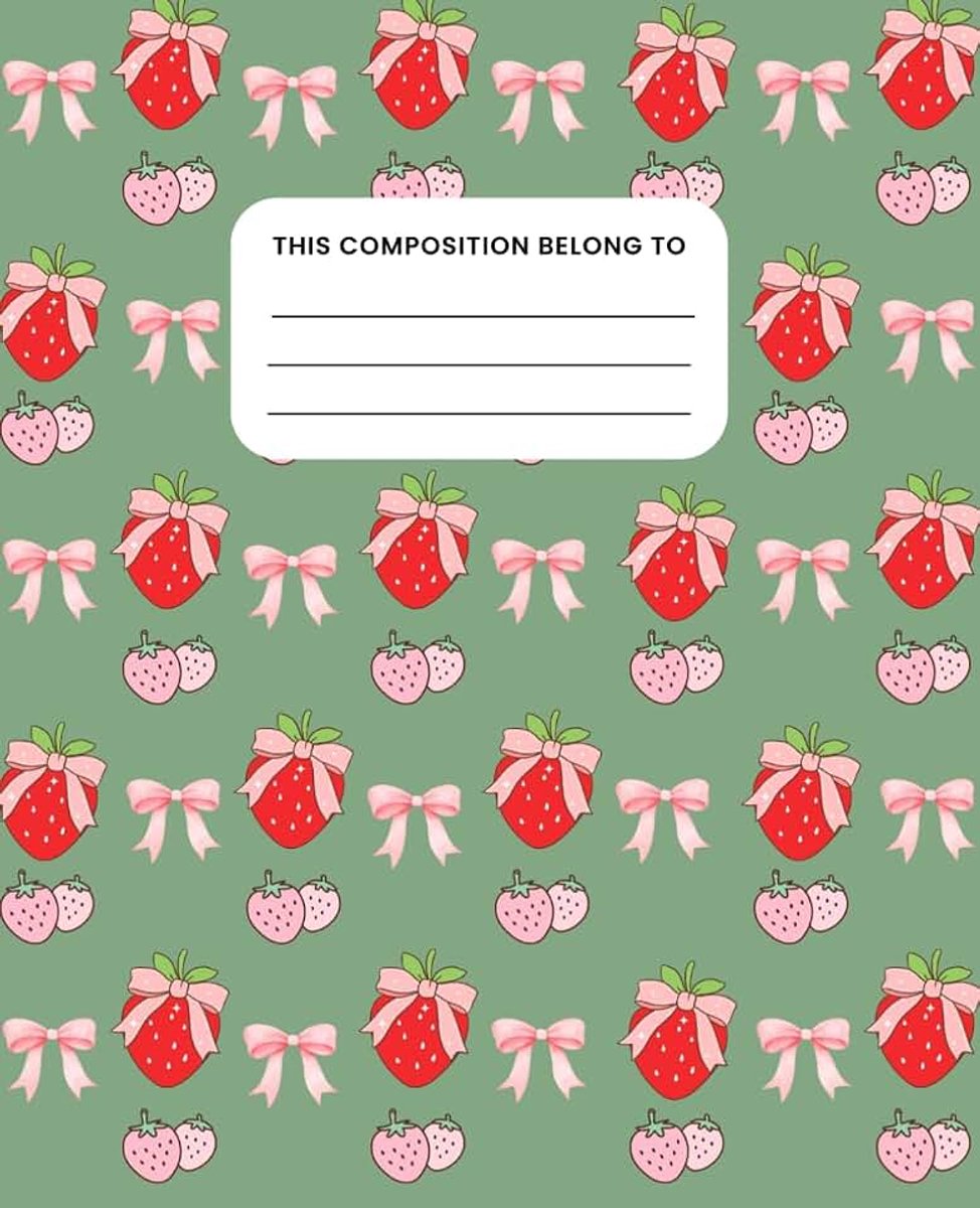 Strawberry Fields Composition Notebook