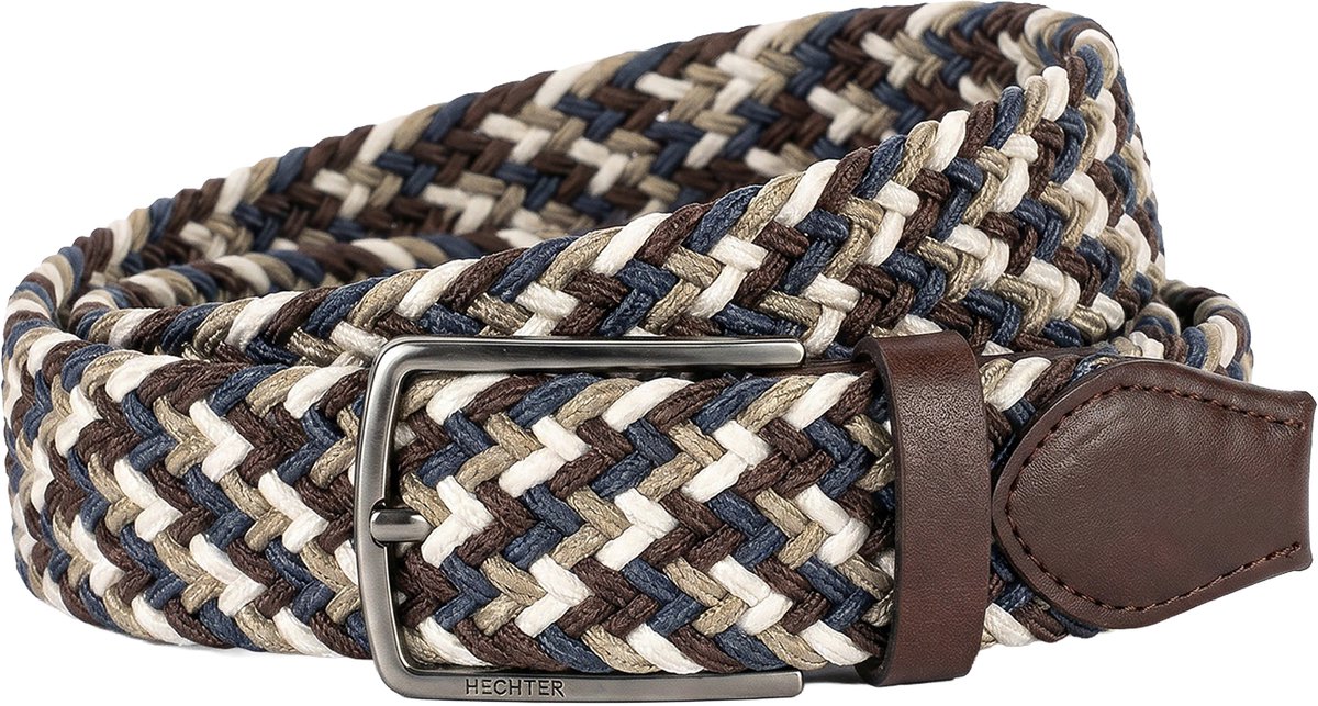 HECHTER elastische heren riem - bruin