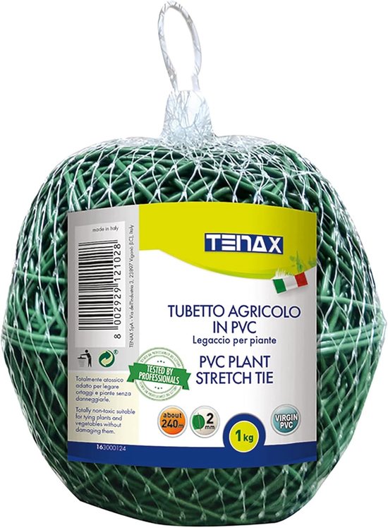 Bindtang planten - Groen - Diameter 2 mm - PVC Bindmateriaal voor Landbouw en Tuin - Voor Planten en Bloemen