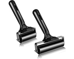 Rubberen Roller 12 Stuks - Aandrukroller voor Linoprinten en Blokprinten - Handwerk Gereedschap