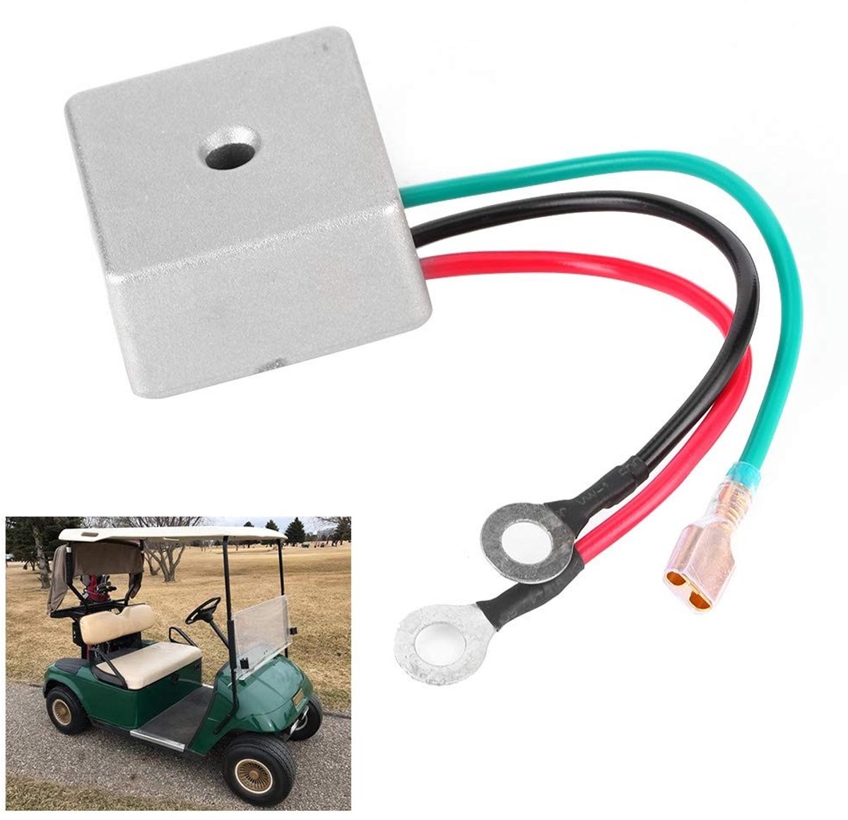 Gelijkrichter en Spanningsregelaar voor EZ Go Golfwagen, Compatibel met TXT en Medalist, Elektronica Onderdeel voor Betrouwbare Prestaties
