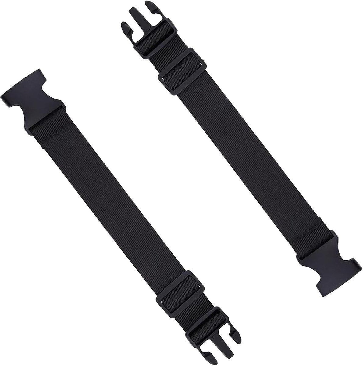 Gereedschapstas riem - Zwart - 60 cm x 5 cm - Verstelbare Elastische Nylon Riem - Voor Heuptassen en Handtassen