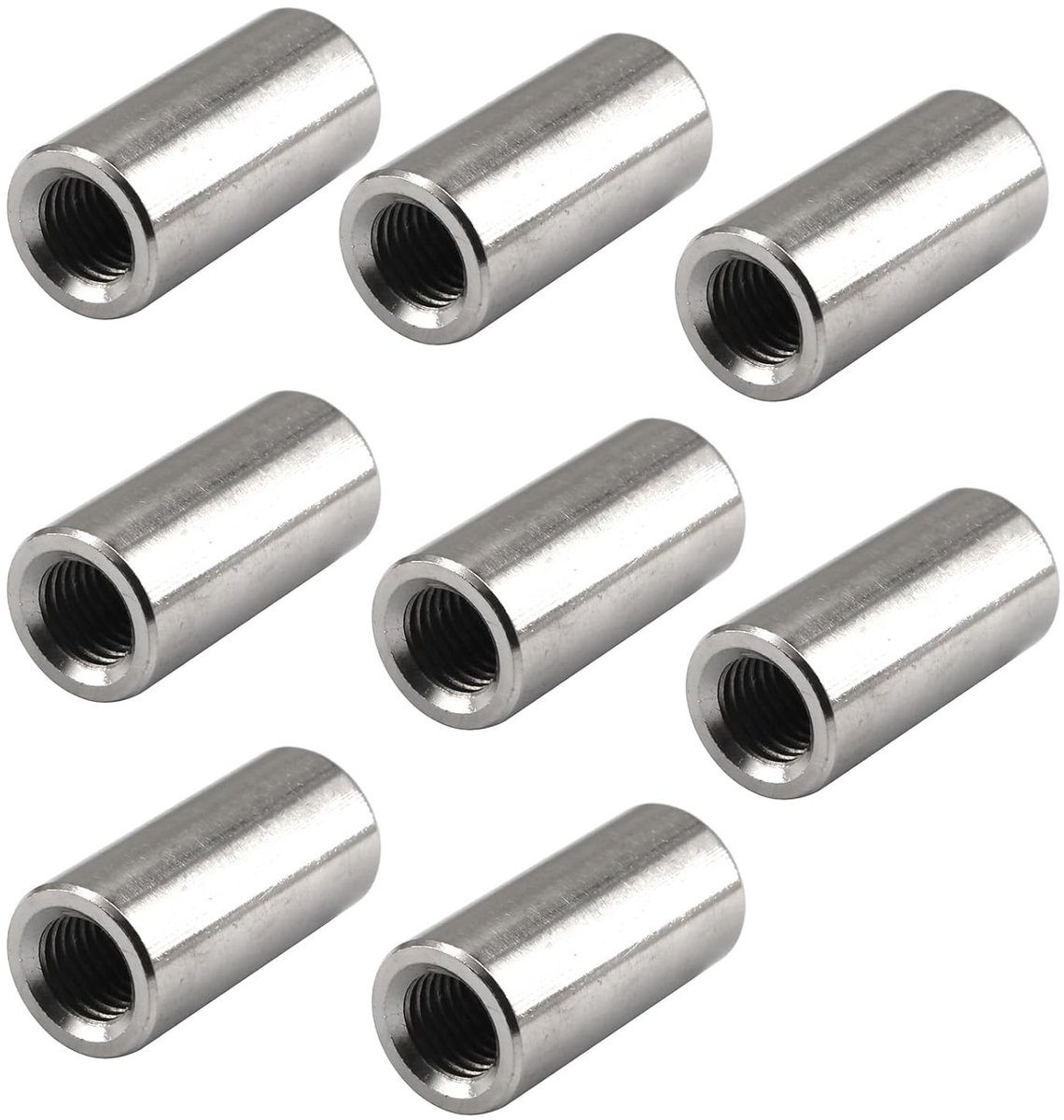 M14 20x30mm Draad Inserts, 8 Stuks Ronde Verbindingselementen van RVS voor Duurzame Montage