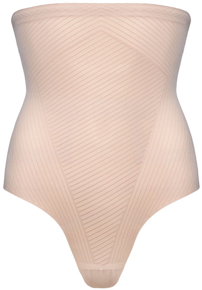 ESOTIQ Shapy - Corrigerende string - Hoge taille - Naadloos - Beige
