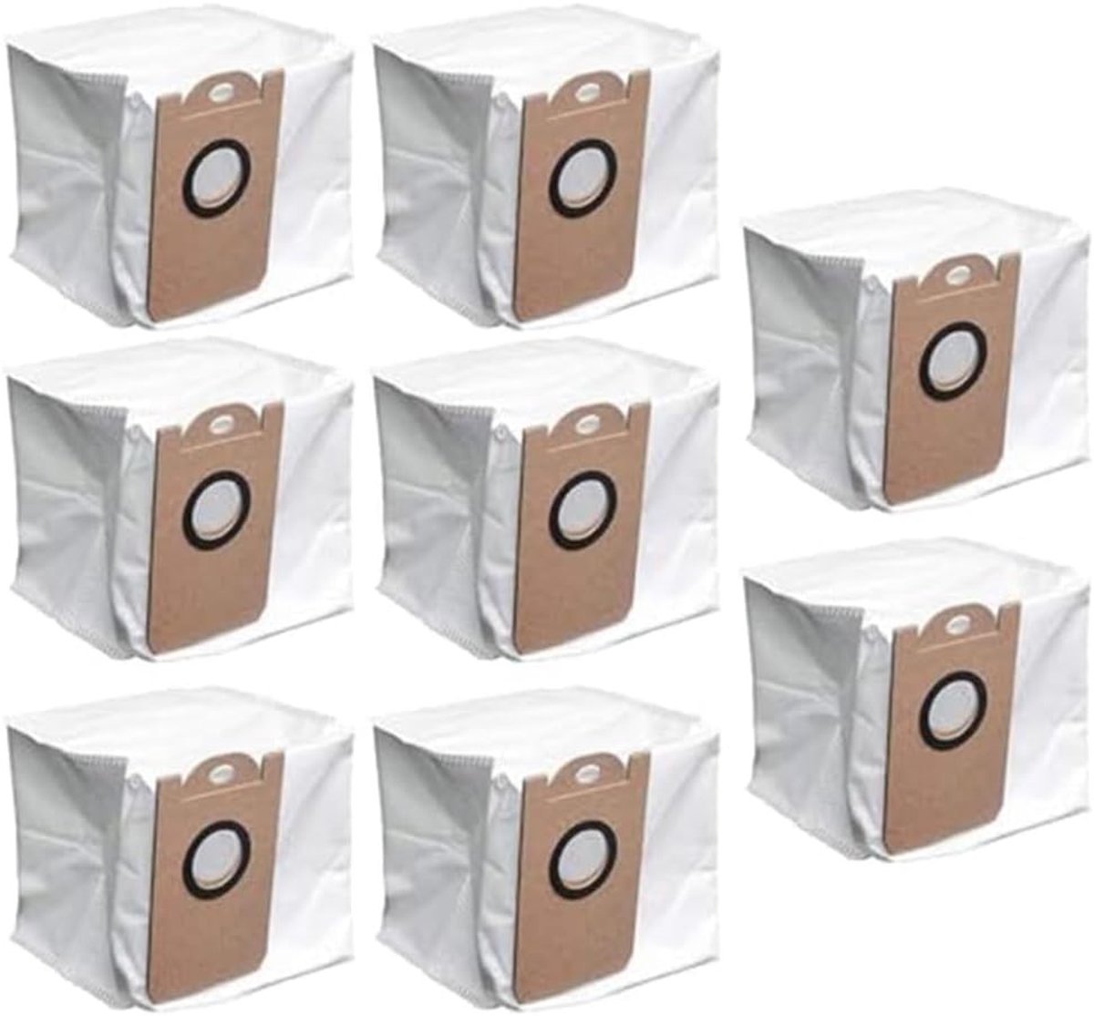 8 Stuks Vervangende Stofzakken voor Robotstofzuiger - Geschikt voor A10 Pro, Non-woven Stofzakken, Accessoires voor Huishoudelijke Reiniging