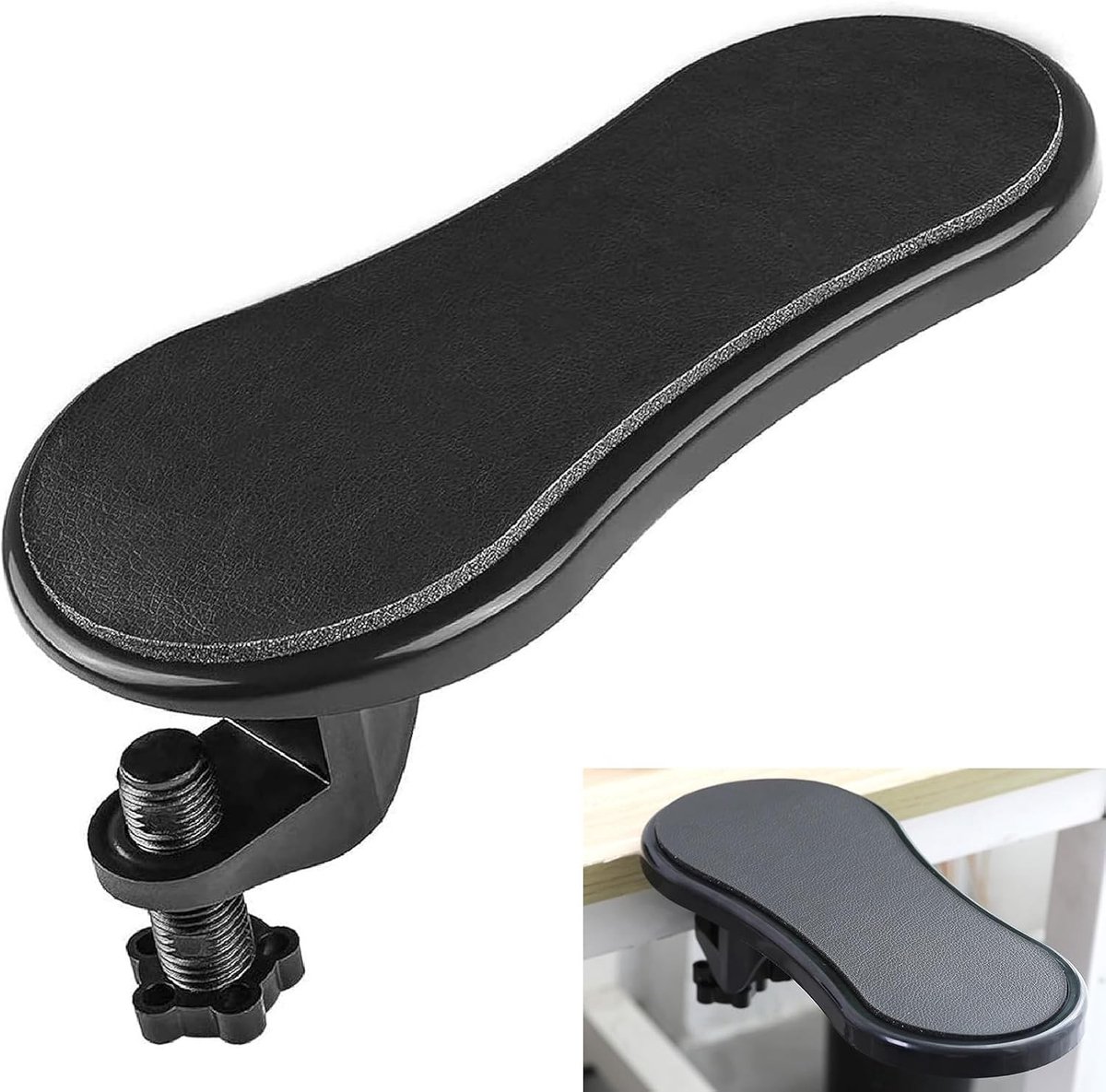 Ergonomische Armsteun voor Computer, Verstelbare Polssteun, Desk Extensie voor Thuis en Kantoor, Ideaal voor Werk en Gaming