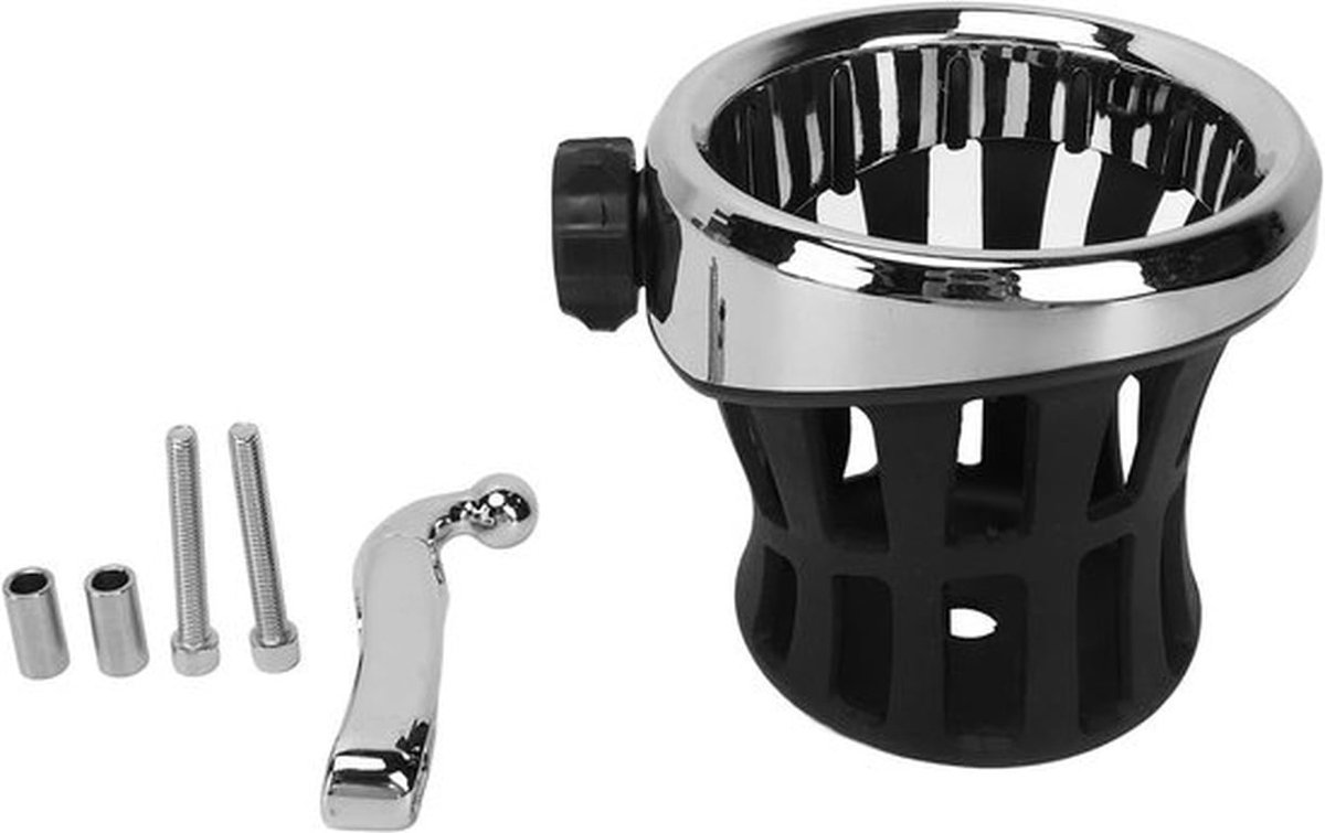 Beveragehouder voor Motor en Fiets - Ultralichte Aluminium en Rubber Ontwerp, Corrosiebestendig en Veilige Grip - Geschikt voor Gold Wing 2018-2022 GL1800 DCT F6B