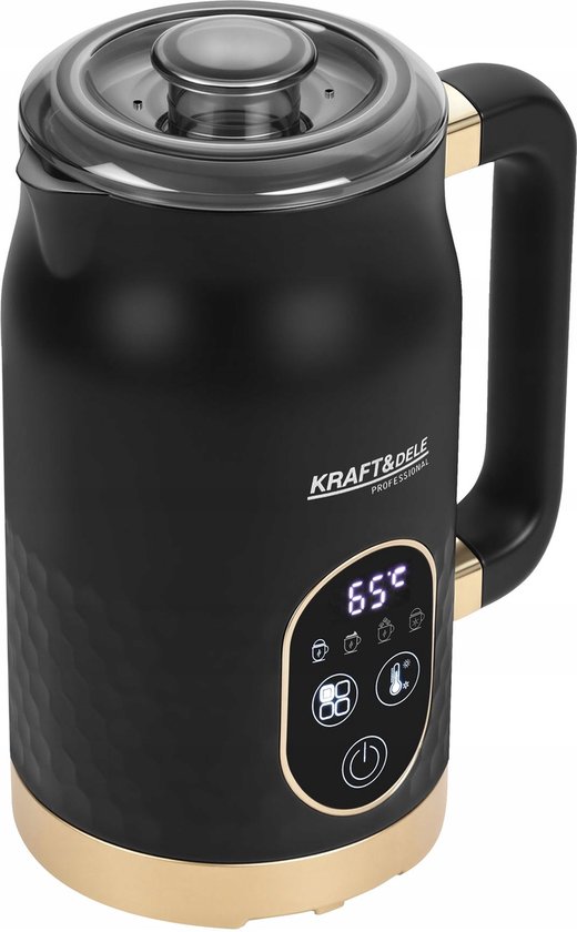 Melkopschuimer 4-in-1 550W met LED Display (55-70°C) van Kraft & Dele — afbeelding 5