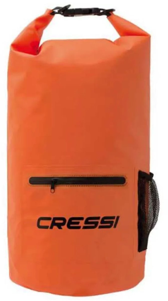Cressi Pvc Zip Droge Zak 20l Oranje