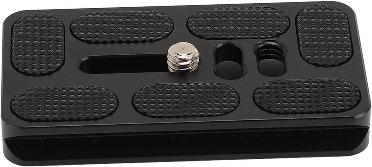 Quick Release Plate 70mm voor Camera, Aluminium Tripod Mount met 1/4 Inch Schroefdraad, Geschikt voor DSLR en Arca Swiss Statiefsystemen