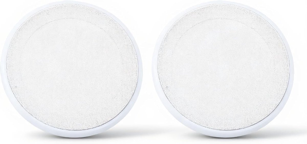 Decoratieve Speaker Grille Set van 2 - 6.5/8 Inch Beschermende Metaalnet Covers voor Auto, Thuis en Plafond Speakers