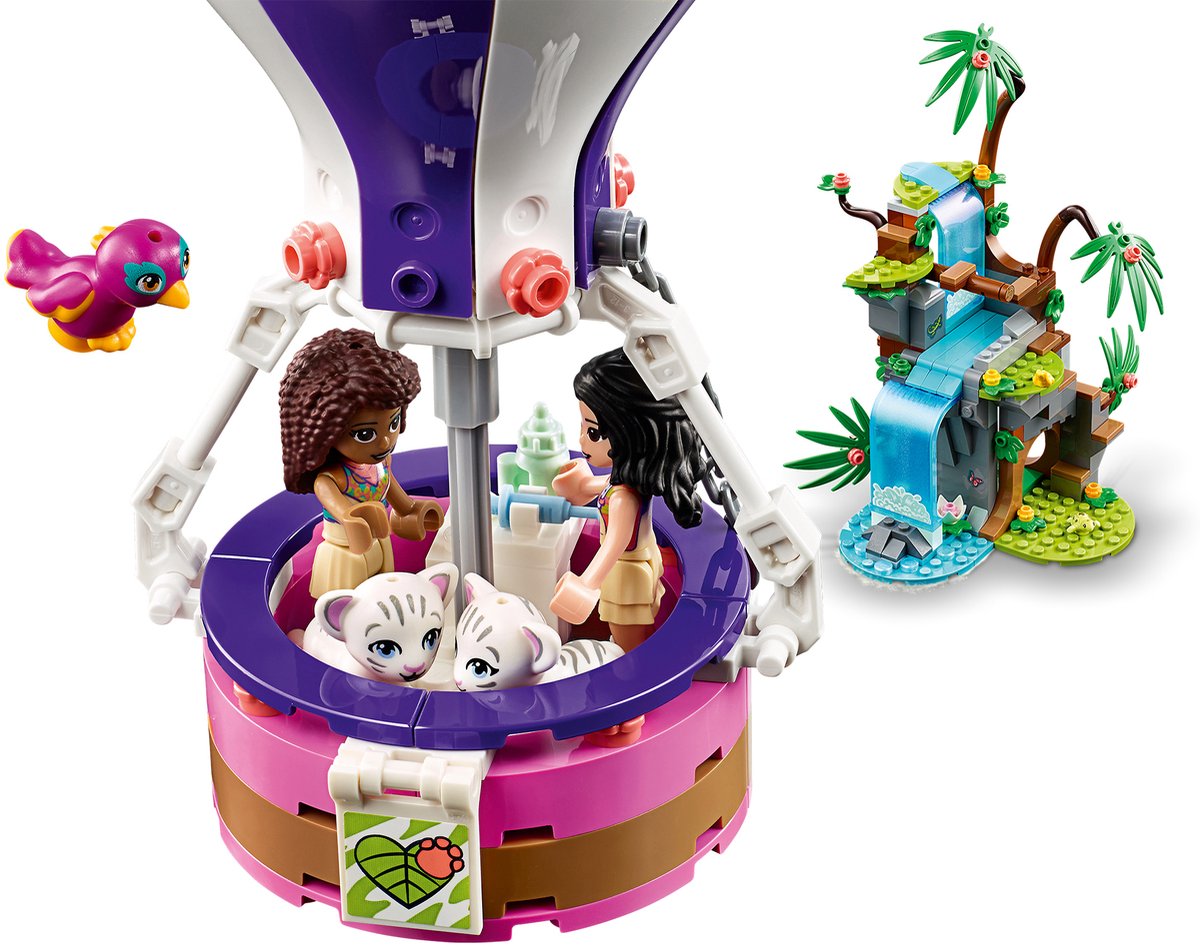 LEGO Friends Tijger reddingsactie met luchtballon in jungle 41423 — afbeelding 11