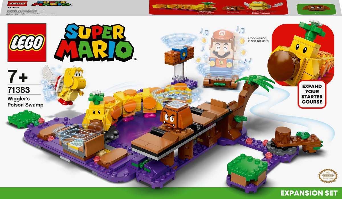 Bol.com LEGO® Super MarioTM Uitbreidingsset: Wigglers giftige moeras 71383 bouwset, verzamelspeelset voor kinderen; combineer me... aanbieding