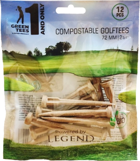 Compostable Golftees 12 stuks van Friendly Fox — afbeelding 4