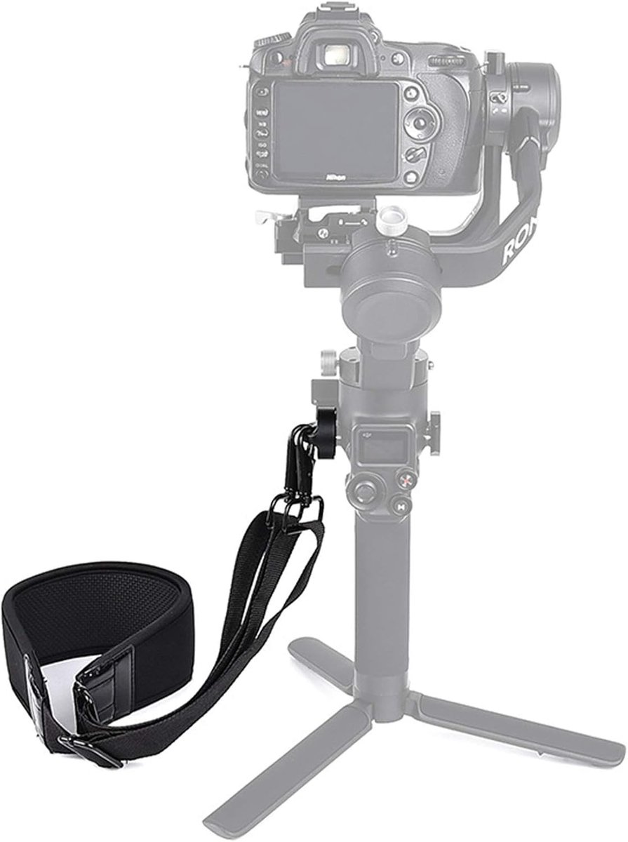 Lanyard Kit voor Stabilizers met Anti-shock Functie, Zwart, Geschikt voor RS 2 en RSC 2, 1X