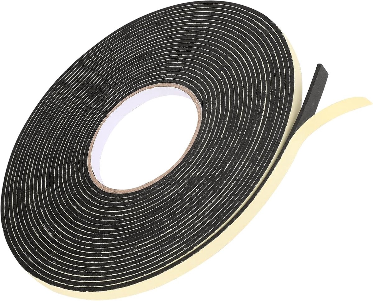 Zelfklevende Sealing Tape voor Deuren en Ramen, 10mm x 3mm, 10m - Isolatieband, Geluidsdicht, Waterdicht en Stofdicht tegen Koude Tocht