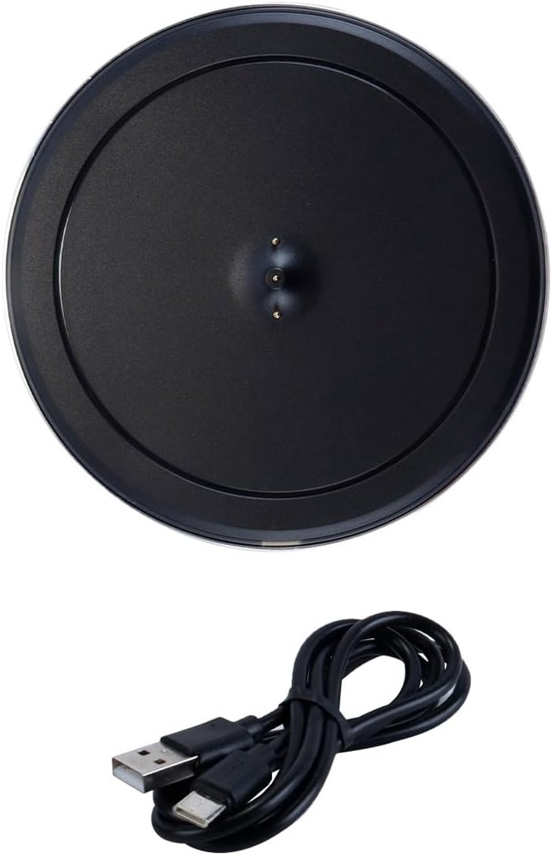 Draagbaar Oplaadstation voor Bluetooth Speakers, Geschikt voor UE Boom 3 en Megaboom 3 met Type-C Kabel (Zwart)