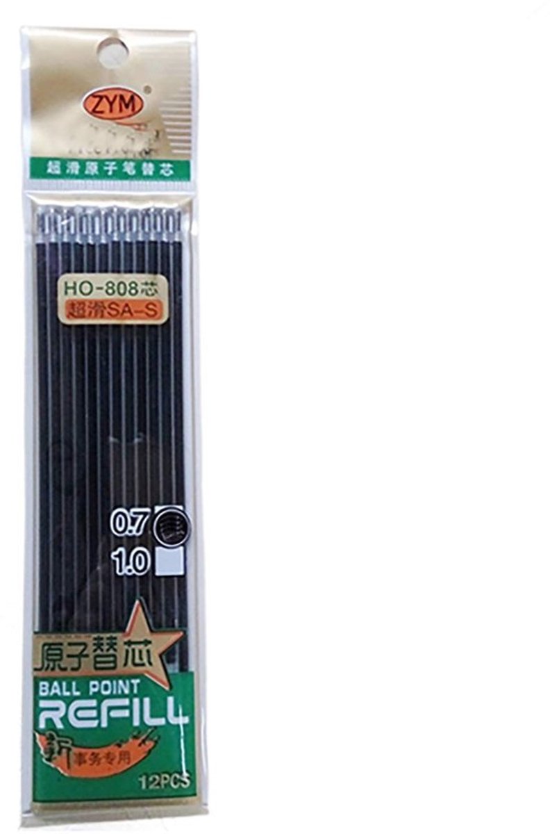 Dailygoody - 0,7 mm Medium Point Pen Refill - Vervangingen balpen - Soepel