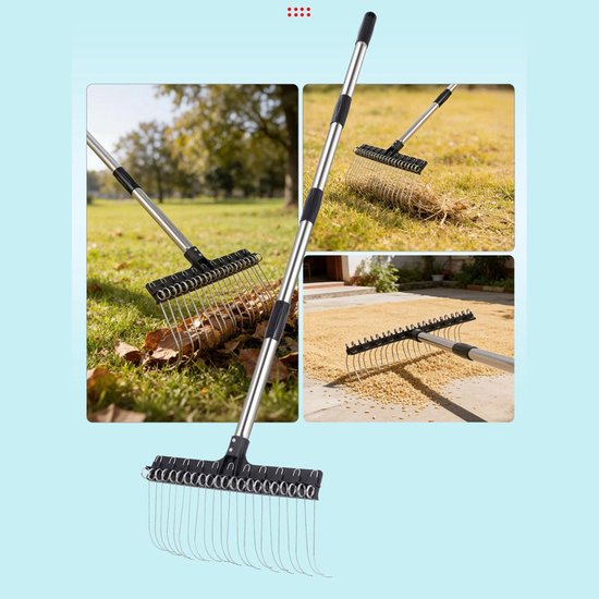 Tuinriek van Staal met Ergonomisch Handvat voor Efficiënt Raken — afbeelding 4
