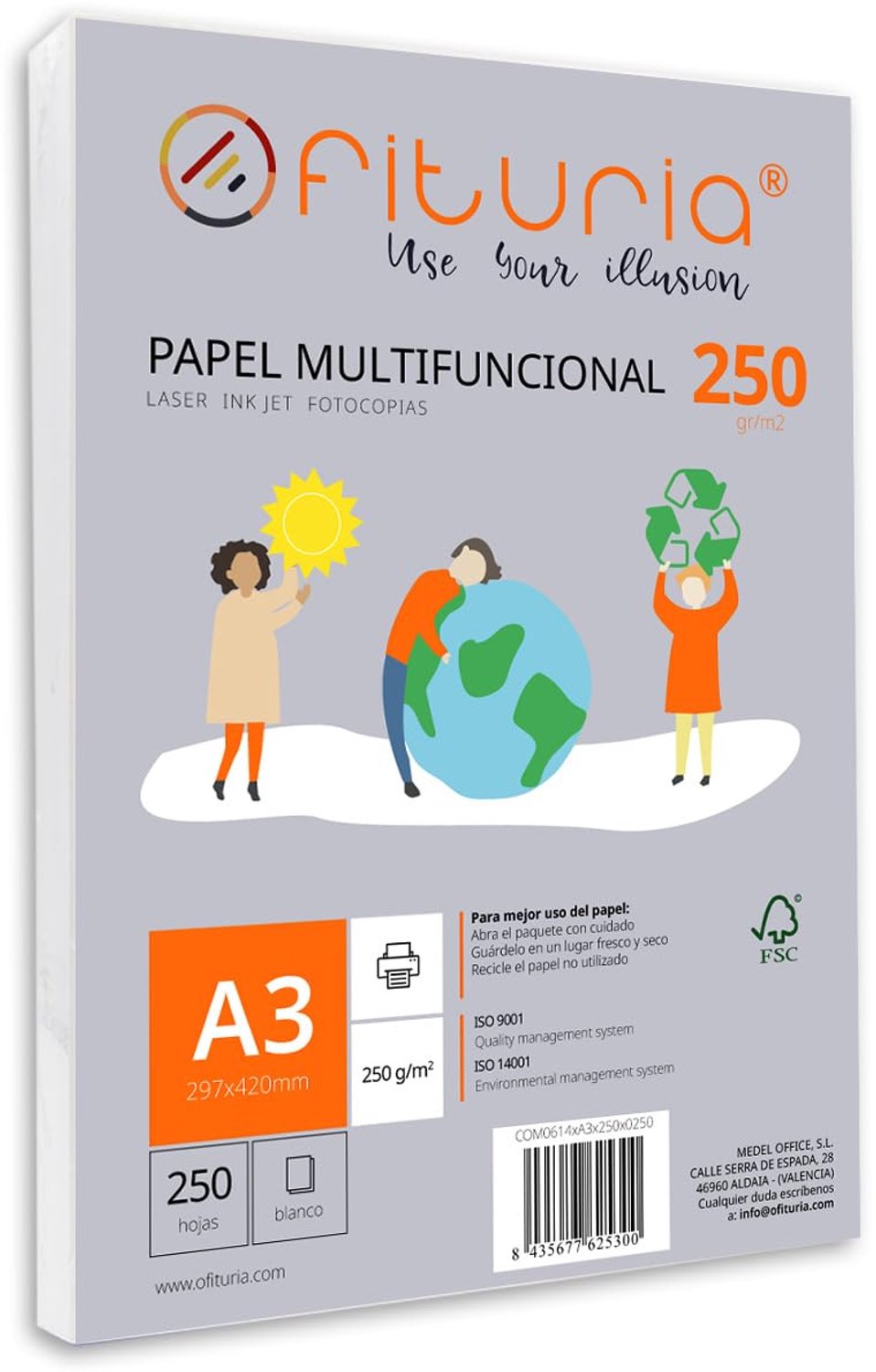 A3 Papier - 250g - 250 Vellen