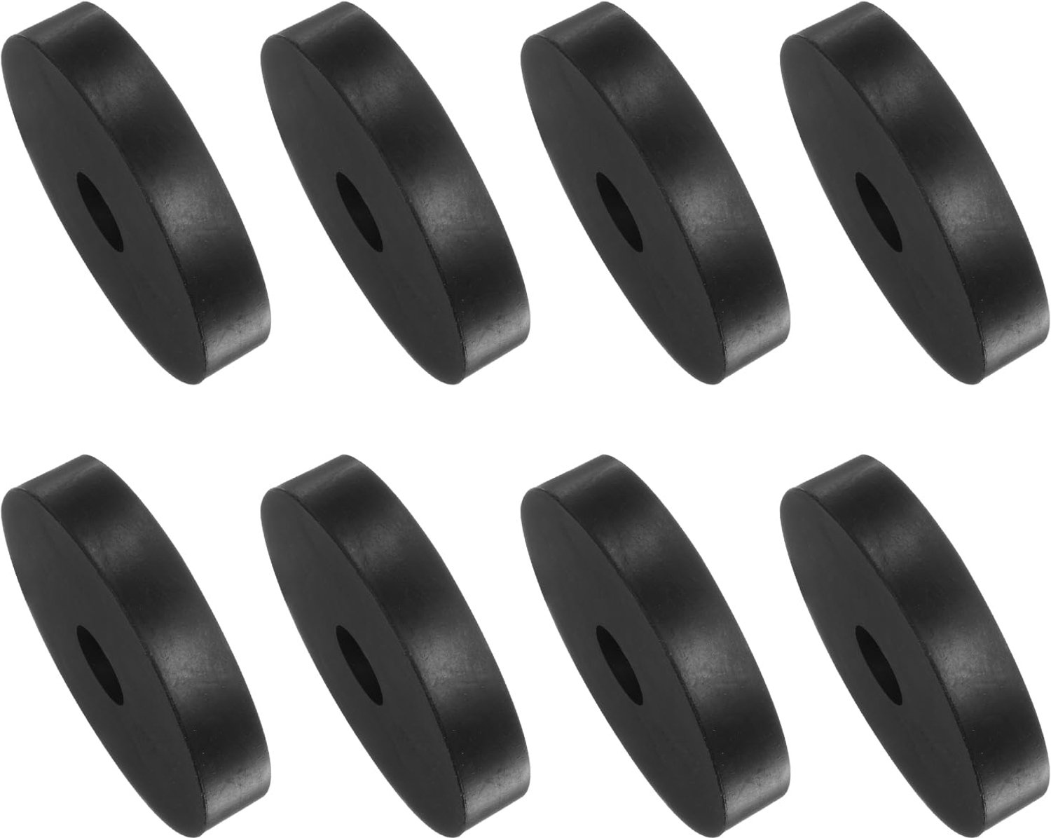 Rubberen Spacers 8 Stuks - 10 x 10 x 50 mm - Antivibratiepads - Schokabsorptie - Geluidsreductie - Duurzaam Rubber - Dempers